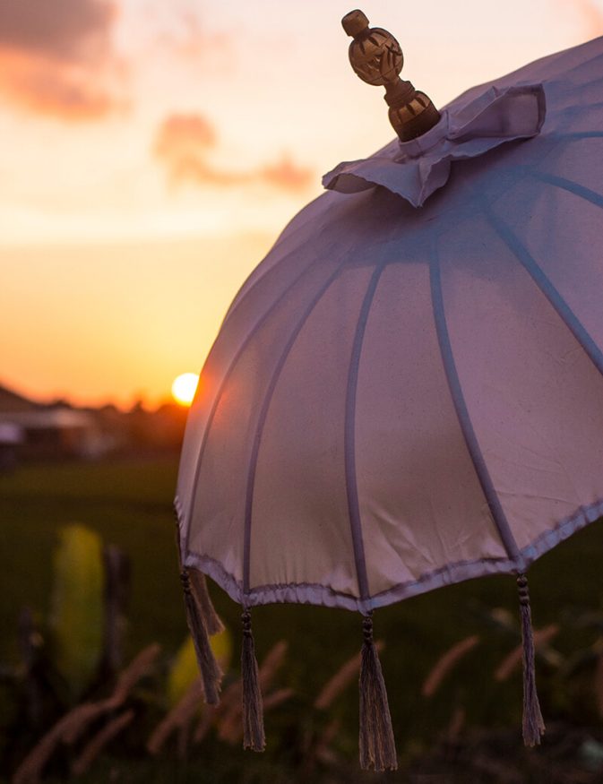 backpacking southeast asia - indonesia umbrella